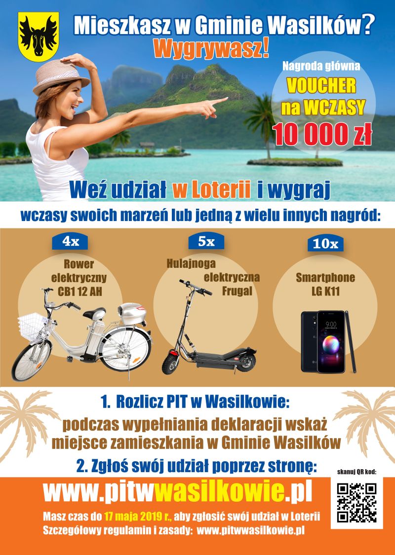 Rozlicz PIT W Wasilkowie - Kliknij w obrazek jeśli chcesz wziąć udział w loterii